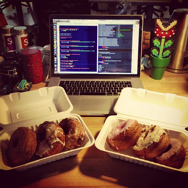 I am now the proud owner of six cronots. Seven if you count the one I just ate.